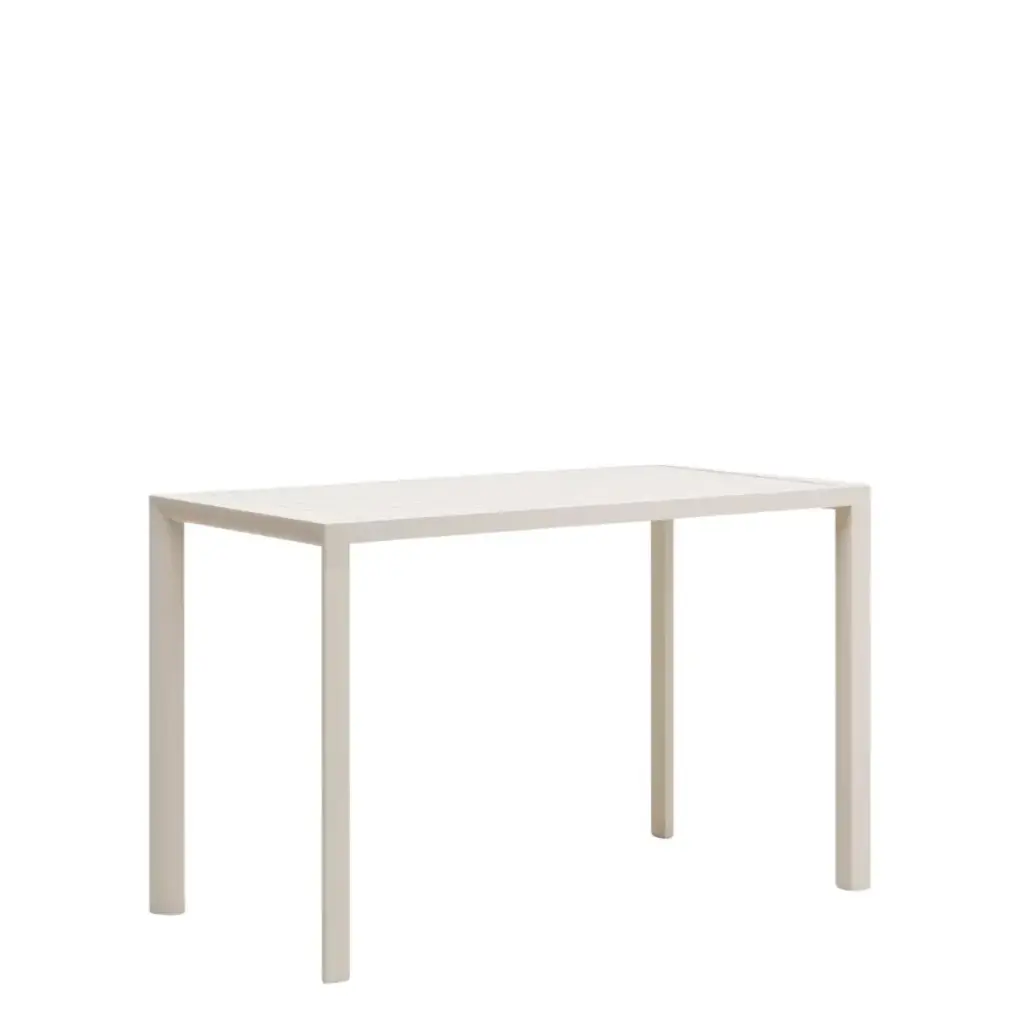 Culip mesa alta de exterior blanca