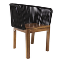 Oaxaca silla cuerda negra base parota  // Exterior techado