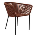 Jalisco silla metal negro cuerda terracota // Exterior techado