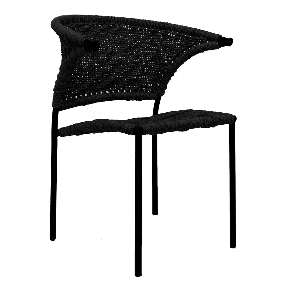 Taxco silla negro // Exterior techado 