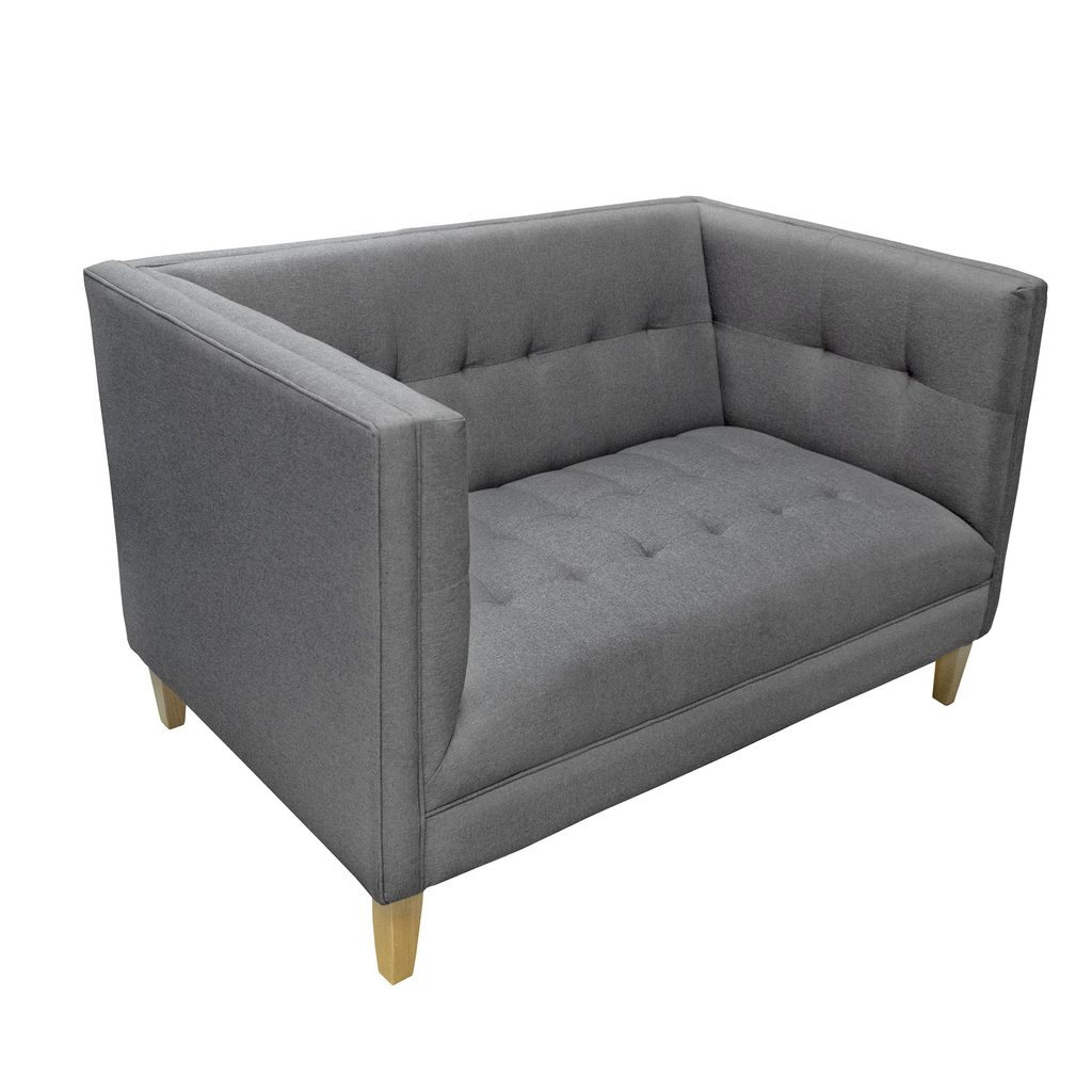 California love seat gris