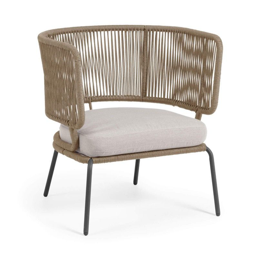 [62174SI] Avandaro sillón acero galvanizado textilene cojinería loneta // Exterior 100%