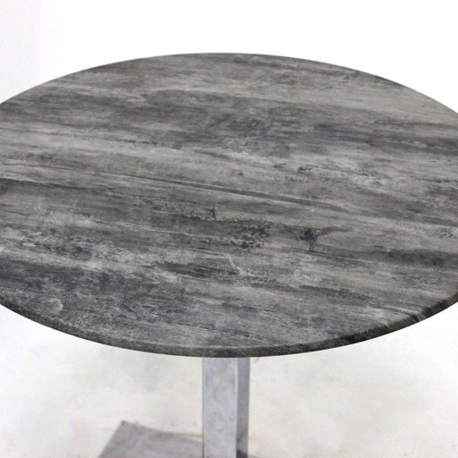 [BC-ME007] Cubierta melamina encapsulada mármol gris redonda 70x70 // MP