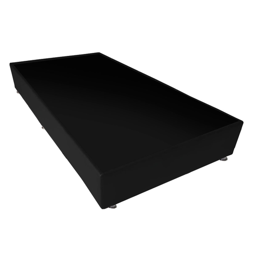 [55291BC] Bonanza base de cama matrimonial tapiz negro // MP