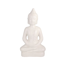 [SA00574000] Buda sentado figura decorativa blanca // MP