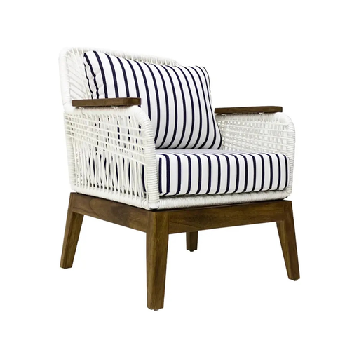 [51053SI] Puerto Dorado sillon cojinería sunbrella nautica  PEDIDO ESPECIAL minimo 8 pzas // Exterior techado