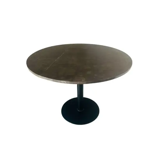 [62275ME] Mesa Santo Tomas cubierta marmol redonda diametro 1 metro. // Exterior 100%