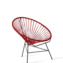 [SC-Negro-Rojo] Desac silla rojo de pvc // MP