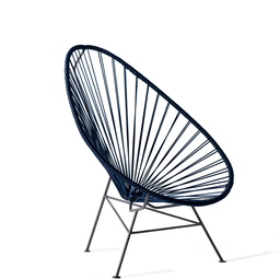 [SA-Negro-AzMarino] Pulcia silla azul marino de pvc // MP