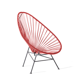[SA-Negro-Rojo] Pulcia silla rojo de pvc // MP