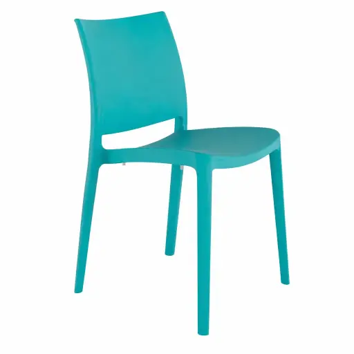 [62445SI] Glenn silla azul turquesa  // MP