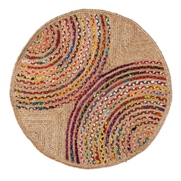 [AA3848FN35] Graciela alfombra yute multicolor 100 // KH