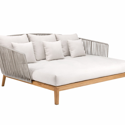 [62025CA] Oaxaca cama de día cuerda gris tela exterior