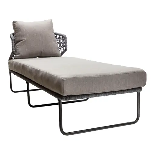 [50871CAT] Yelapa camastro acero galvanizado gris cuerda textilene gris tela loneta // Exterior 100% 