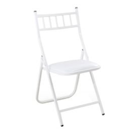 [57895SI] Tiffany silla plegable blanco // MP