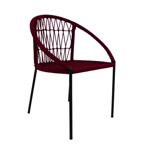 [60144SIT] San Juan silla acero galvanizado y textilene // Exterior 100% 