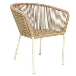[53249SI] Ameca silla estructura beige cuerda beige