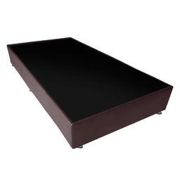 [55302BC] Bonanza base de cama individual tapiz cafe // MP