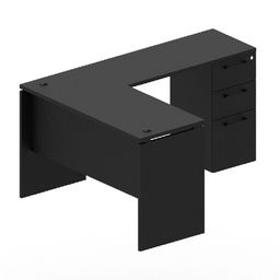 [STOESB180] Colombus escritorio 180 negro