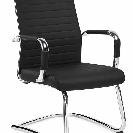 [65368SI] Kivor silla de oficina visitante negra // Pedido Especial 
