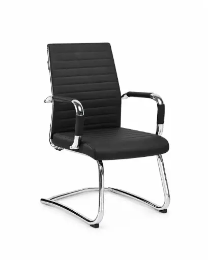 [65368SI] Kivor silla de oficina visitante negra // Pedido Especial 