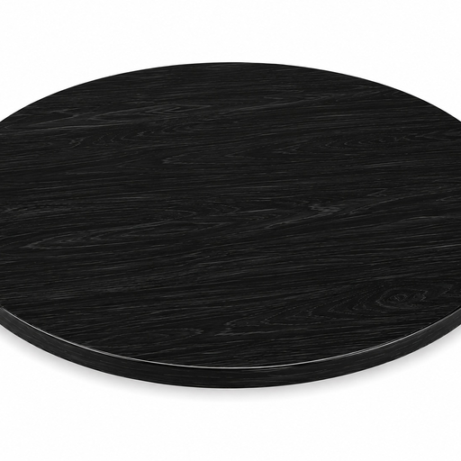 [65253ME] Cubierta madera tintada a negro 105 diam // Exterior 100%