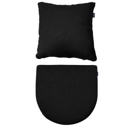 [50562CO] Jalisco cojin asiento y respaldo tela loneta negra