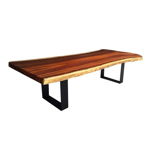 [53304ME] Tomatlán mesa de comedor madera parota 2.00 a 2.20 // Exterior techado