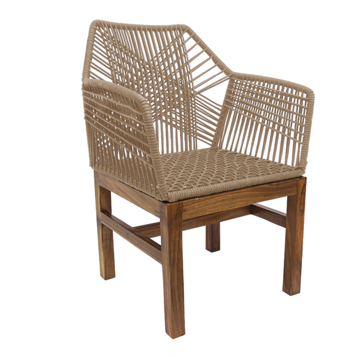 [6726SI] Mazunte silla beige // Exterior techado